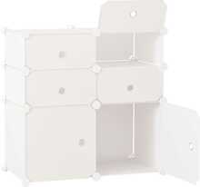 Kingariiul HOMCOM, 75 x 37 x 73 cm, valge