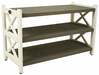 Jalatsiriiul Folkland Home Felix 2, 80 x 37 x 49 cm, valge/grafiit