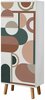 Kingakapp Kalune Design Vegas B 942, 38 x 50 x 135 cm, pruun/valge