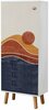 Kingakapp Kalune Design Vegas B 957, 38 x 50 x 135 cm, sinine/valge/punane