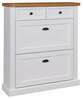 Kingakapp ADRK Galineo 01, 27.5 x 97.5 x 110 cm, tamm/valge