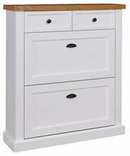 Kingakapp ADRK Galineo 01, 27.5 x 97.5 x 110 cm, tamm/valge