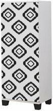 Kingakapp Kalune Design 869(II), 38 x 50 x 127 cm, valge/must