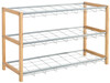 Jalatsiriiul Home4you Brody 23010, 80 x 31 x 50 cm, pruun/hõbe