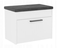 Jalatsikapp Top E Shop Parma Mini, 35 x 60 x 49 cm, valge