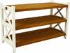 Jalatsiriiul Folkland Home Felix 2, 80 x 37 x 49 cm, valge/pruun