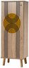 Kingakapp Kalune Design Vegas S 907, 38 x 50 x 135 cm, tamm/must