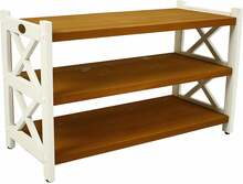 Jalatsiriiul Folkland Home Felix 2, 80 x 37 x 49 cm, valge/pruun