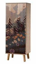 Kingakapp Kalune Design Vegas S 936, 38 x 50 x 135 cm, pruun/roheline/oranž