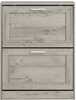 Jalatsikapp Sobuy FSR137-HG, 60 x 23 x 79 cm, hall/hõbedane