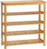 Jalatsiriiul HOMCOM, 5 taset, 80 x 29 x 82 cm, bambus