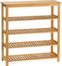 Jalatsiriiul HOMCOM, 5 taset, 80 x 29 x 82 cm, bambus