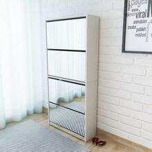 Kingakapp, 4 sahtlit peegliga, 63 x 17 x 134 cm, valge