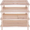 Jalatsiriiul Kesper Regal, 4 taset, pruun