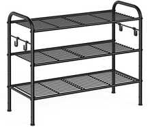 Kingariiul Songmics, 3 riiulit, 28 x 68 x 53 cm, must