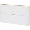 Kingakapp Germania GW-AMECA 4160-633, 140 x 83 x 18 cm, valge + Navarra tamm