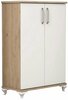 Kingakapp Kalune Design Asta, 32.5 x 72 x 100 cm, valge/pähkel