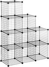 Kingariiul HOMCOM, 9 sektsiooni, 35 x 35 x 35 cm, must