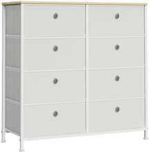 Elutoa kapp Songmics, 30 x 80 x 81,5 cm, kreemjas valge/tamme värv