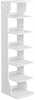 Kingariiul Vasagle, 6 taset, 30 x 26.4 x 110.4 cm, valge