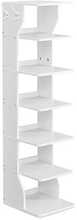 Kingariiul Vasagle, 6 taset, 30 x 26.4 x 110.4 cm, valge