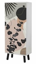 Kingakapp Kalune Design Vegas SB 966, pruun/valge/must, 38 x 50 x 135 cm