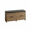 Kingakapp Asir Cove Shoe Bench, 106 x 50 x 34 cm, pruun