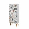 Kingakapp Kalune Design Vegas B 944, 38 x 50 x 135 cm, valge