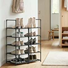 Jalatsiriiul Songmics, 10 taset, must, 33 x 33 x 173 cm
