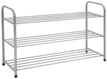 Jalatsiriiul Home4you Benito 13937, 92 x 35 x 61 cm, hõbedane