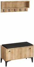Esikumööblikomplekt Kalune Design Lena, must/puit