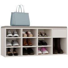Jalatsikapp Top E Shop Tallin, 110 x 35 x 49 cm, valge