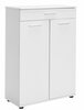 Kingakapp Kalune Design ADR-521-BB-1, 73 x 35 x 108 cm, valge
