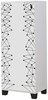 Kingakapp Kalune Design Filinta 801, 38 x 50 x 127 cm, valge/must