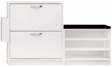 Jalatsikapp Kalune Design Trend, 31 x 130 x 80 cm, valge