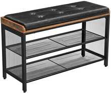 Jalatsiriiul Leobert LBS75X, 80 x 30 x 48 cm, pruun/must