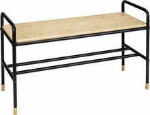 Jalatsiriiul Wenko Loft, 33.5 x 85 x 50 cm, must/pruun