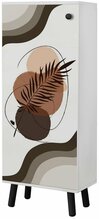 Kingakapp Kalune Design Vegas SB 955, 38 x 50 x 135 cm, valge/must