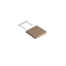 Riiul Velano FS BI24/24, 235 x 38 x 235 mm, tamm