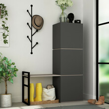 Esikukomplekt Kalune Design 855(I), tumehall