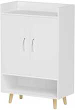 Kingakapp HOMCOM, 60 x 30 x 92 cm, valge