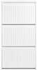 Kingakapp Sobuy FSR165-H-W, 61 x 26 x 120 cm, valge
