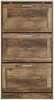 Jalatsikapp Sobuy FSR137-L-F, 60 x 23 x 115 cm, pruun/hõbe