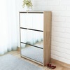 Kingakapp, 3 sahtlit peegliga, 63 x 17 x 102.5 cm, valge