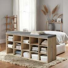 Kingapink Vasagle LHS15WT, 30 x 105 x 48 cm, pruun-hall