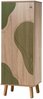 Kingakapp Kalune Design Vegas S 925, 38 x 50 x 135 cm, tamm/roheline