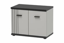 Kingakapp ASM Hugo F, 60 x 32 x 46 cm, valge/must