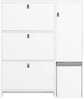 Jalanõudekapp Sobuy FSR107-W, 95 x 30 x 121 cm, valge