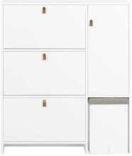 Jalanõudekapp Sobuy FSR107-W, 95 x 30 x 121 cm, valge