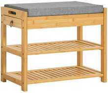 Esiku kingapink Sobuy FSR49-N, sahtliga, bambus